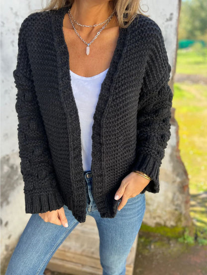 Cardigan Maille Texturée — Collection Hiver