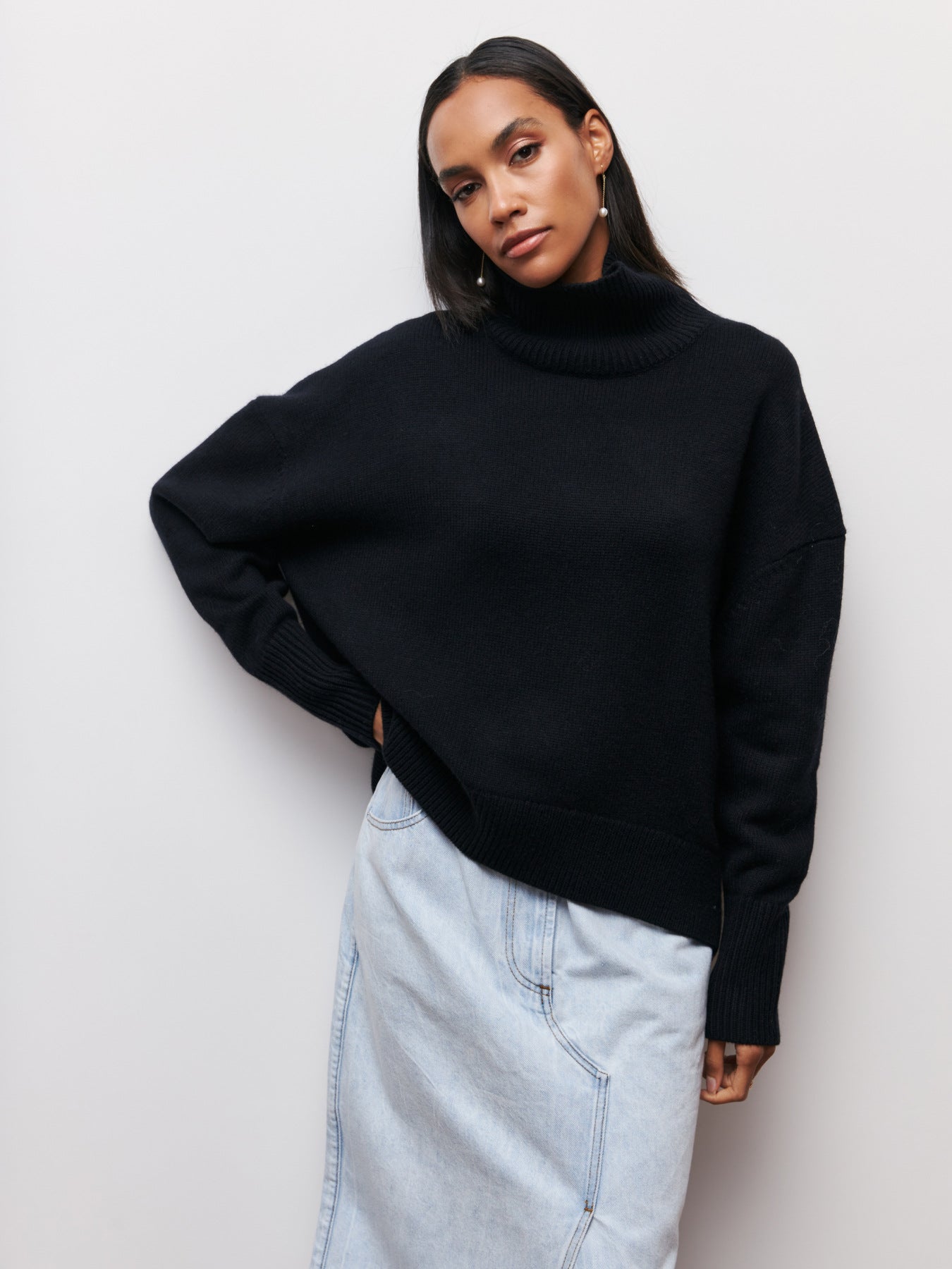 Pull Col Roulé – Élégance Essentielle