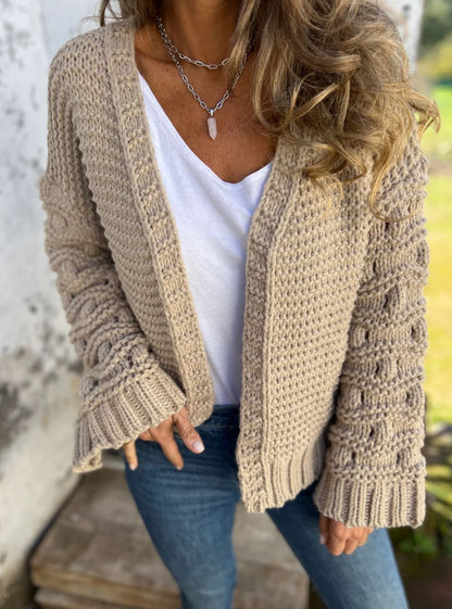 Cardigan Maille Texturée — Collection Hiver